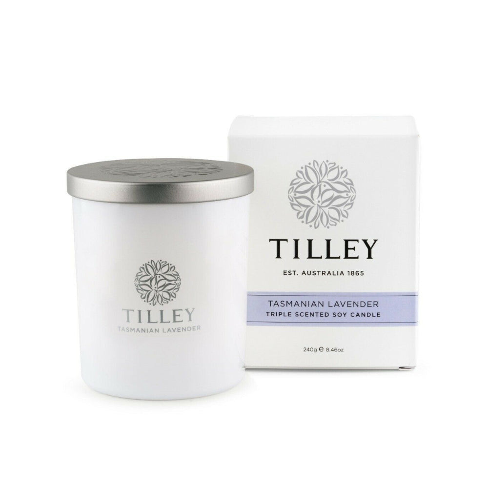 Tilley Tasmanian Lavender Soy Candle 240g / 45 hour